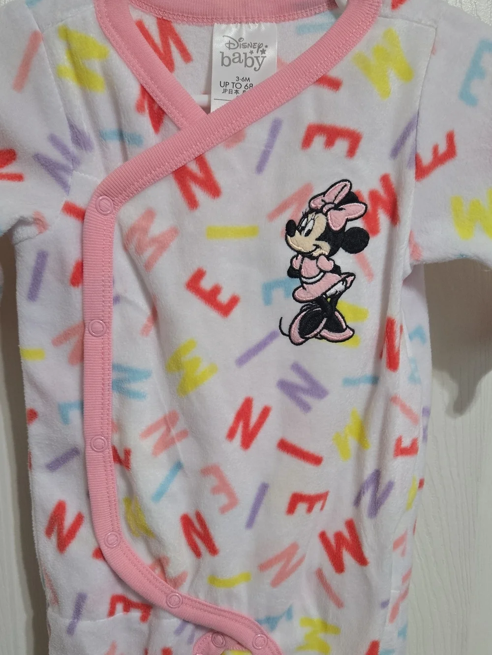 Disney Baby footed sleeper featuring Minnie Mouse